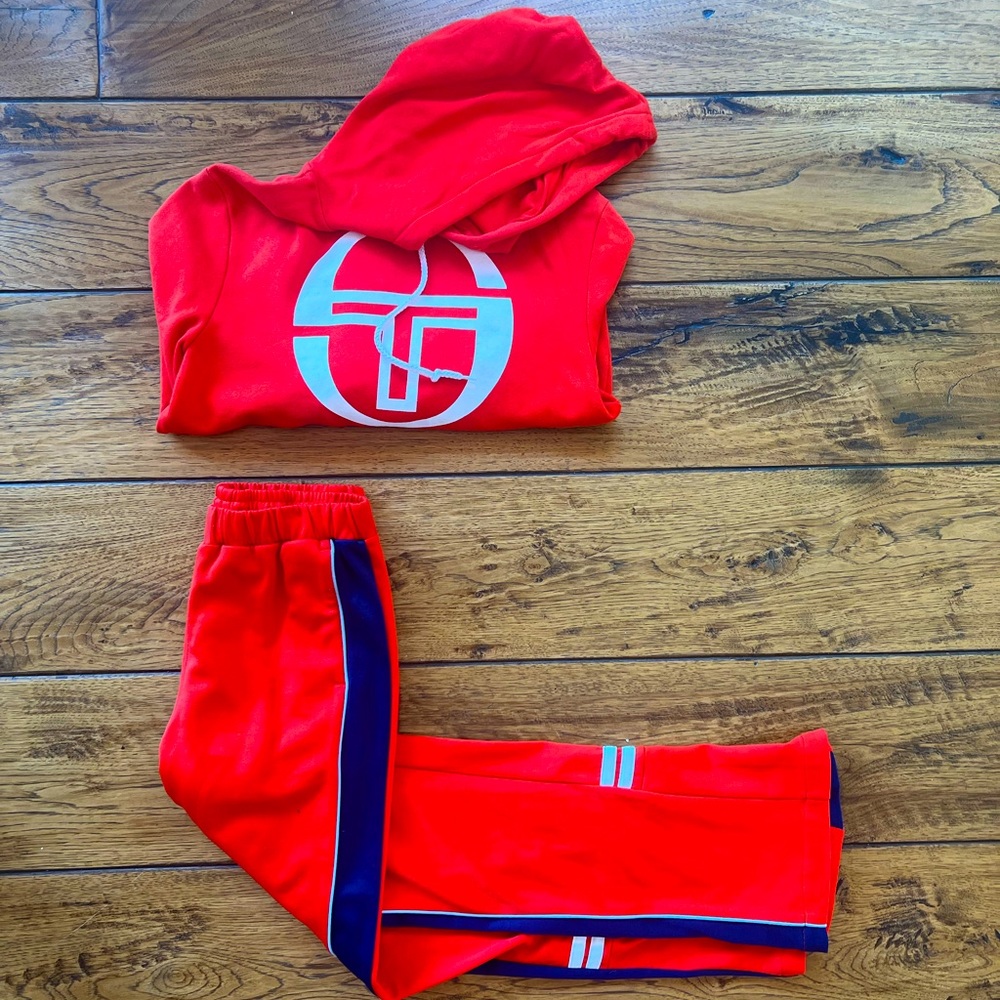 SERGIO TACCHINI 2PC set tracksuit S red